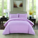 طقم بيت لحاف ميلان قطن بنفسجي