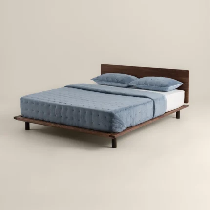 طقم لحاف شتوي مضغوط أزرق