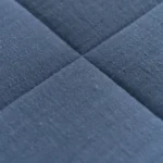 لحاف مضغوط سادة قطن لون أزرق