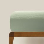 شرشف مطاط فندقي قطن اخضر