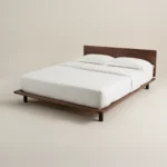 بيت لحاف ساده قطن لون أوف وايت