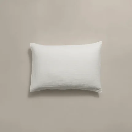 بيت مخدة ميكرو ٢ قطعة لون أوف وايت