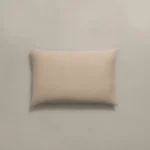 بيت مخدة قطن ٢ قطعة لون بيج غامق