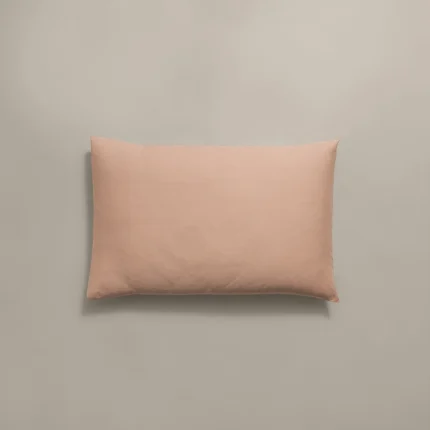 بيت مخدة قطن ٢ قطعة لون بينك