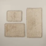 دعاسة حمام بعدة مقاسات باللون البيج الغامق