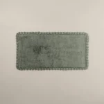 دعاسة حمام بعدة مقاسات باللون الأخضر الغامق