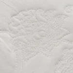 لحاف مضغوط مطرز مايكرو أوف وايت