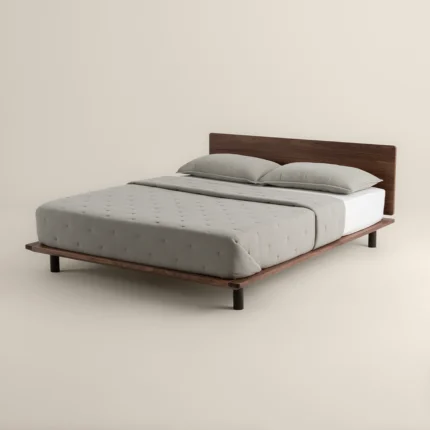 لحاف مضغوط سادة قطن أخضر