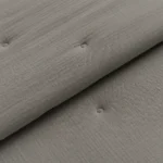 لحاف مضغوط سادة قطن أخضر