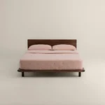 لحاف مضغوط سادة قطن بينك