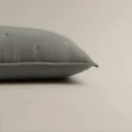 بيت مخدة قطن ٢ قطعة بلون أخضر