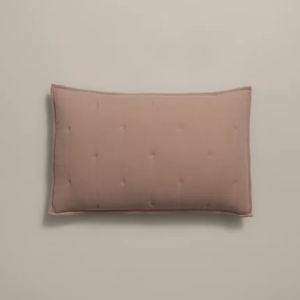 بيت مخدة قطن ٢ قطعة بلون بينك