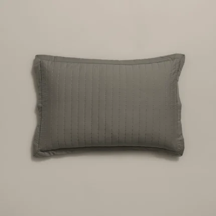 بيت مخدة مطرزه قطن ٢ قطعة اخضر