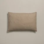 بيت مخدة ميكرو ٢ قطعة مطرز بيج غامق