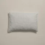 بيت مخدة ميكرو ٢ قطعة مطرز أوف وايت