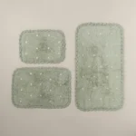 دعاسة حمام قطن بعدة مقاسات أخضر