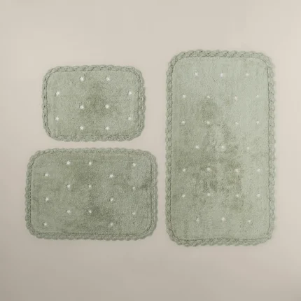 دعاسة حمام قطن بعدة مقاسات أخضر