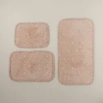 دعاسة حمام قطن بعدة مقاسات بينك