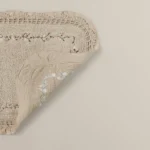 دعاسة حمام قطن مطرز بعدة مقاسات بيج غامق