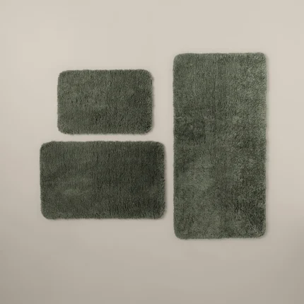 دعاسة حمام بعدة مقاسات لون أخضر غامق