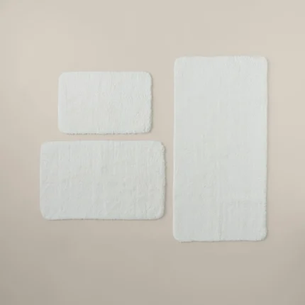 دعاسة حمام بعدة مقاسات لون أوف وايت