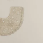 دعاسة كرسي قطن مطرز ٦٠-٥٠ بيج غامق