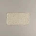 دعاسة حمام قطن بعدة مقاسات لون أوف وايت