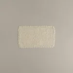 دعاسة حمام قطن بعدة مقاسات لون أوف وايت