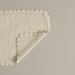 دعاسة حمام قطن بعدة مقاسات لون أوف وايت