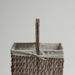 سلة غسيل متعددة المقاسات بني غامق