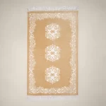 سجادة صلاة شنيل بيج غامق