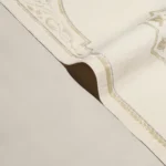 سجادة صلاة شنيل باللون الأوف وايت