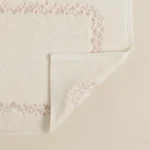 دعاسة حمام قطن مطرز ٥٠-٧٠ بينك