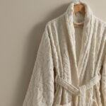 روب حمام قطن جاكار أوف وايت