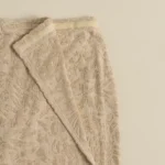 روب حمام لف قطن لون بيج غامق