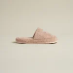 سليبر قطن مطرز مقاس ٤٠ بينك