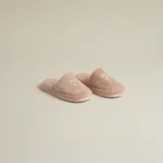 سليبر قطن مطرز مقاس ٤٠ بينك