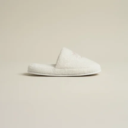 سليبر قطن مطرز مقاس ٤٠ لون بينك