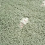 منشفة قطن مطرز أخضر بعدة مقاسات