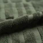 منشفة قطن أخضر غامق متعددة المقاسات