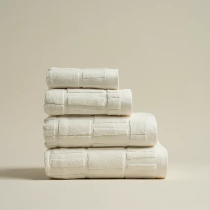 منشفة قطن أوف وايت متعددة المقاسات