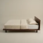 بيت لحاف قطن مطرز بيج غامق