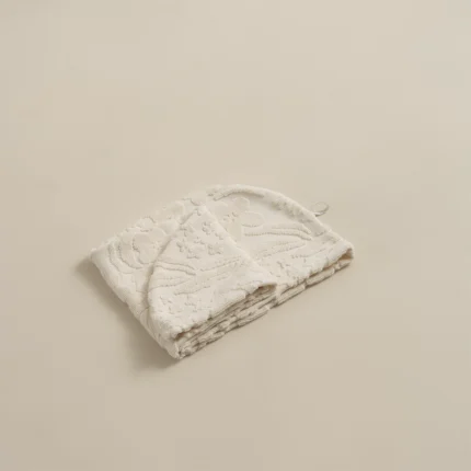 منشفة رأس قطن لون أوف وايت