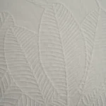 بيت مخدة قطن جاكار ٢ قطعة لون أوف وايت