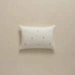 بيت مخدة قطن مطرز ٢ قطعة بينك