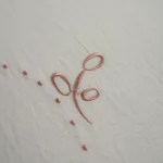 بيت مخدة ميكرو مطرز ٢ قطعة بينك