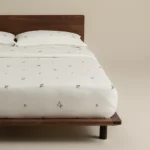 بيت لحاف قطن مطرز أخضر