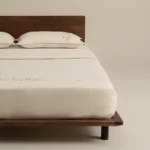 بيت لحاف ميكرو مطرز بيج غامق