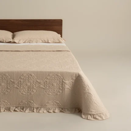 لحاف قطن بيج غامق