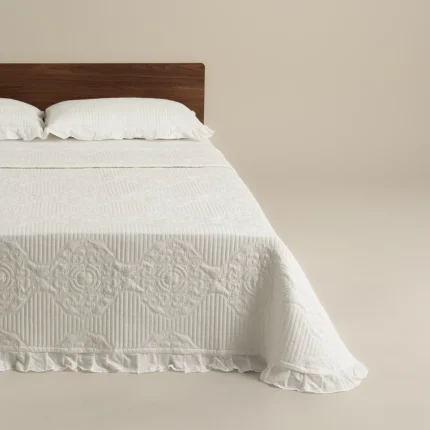 لحاف مضغوط قطن أوف وايت